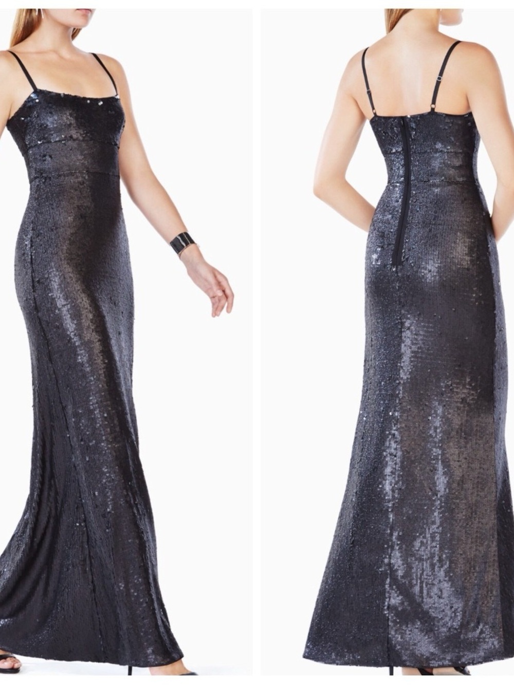 Timeless Black Sequin Maxi Dress
